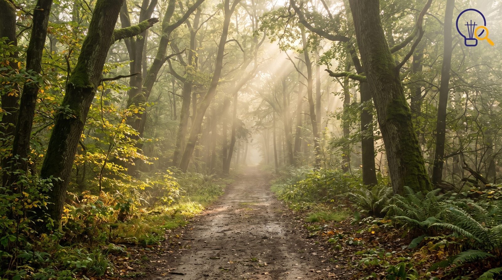 Misty forest path with soft light breaking through, representing God’s peace when you feel anxious